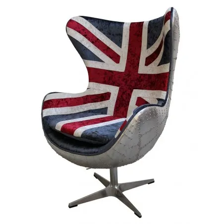 Aviator Union Jack Egg Chair Smithers Sofas and Armchairs &pound;1,850.00 Office Stainless Steel product_features