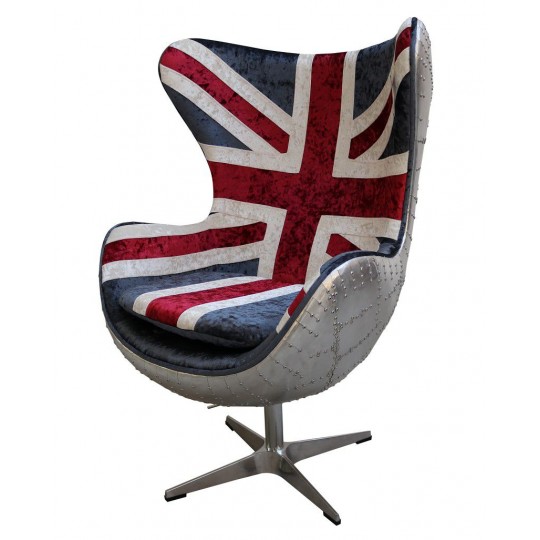 Union Jack Chair * Armchair * Velvet