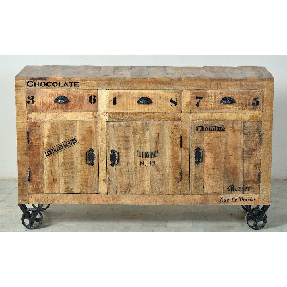 Menier Chocolate Rustic Sideboard Cabinet Smithers Vintage Furniture £1,641.00 Kitchen Diner Mango Wood product_features