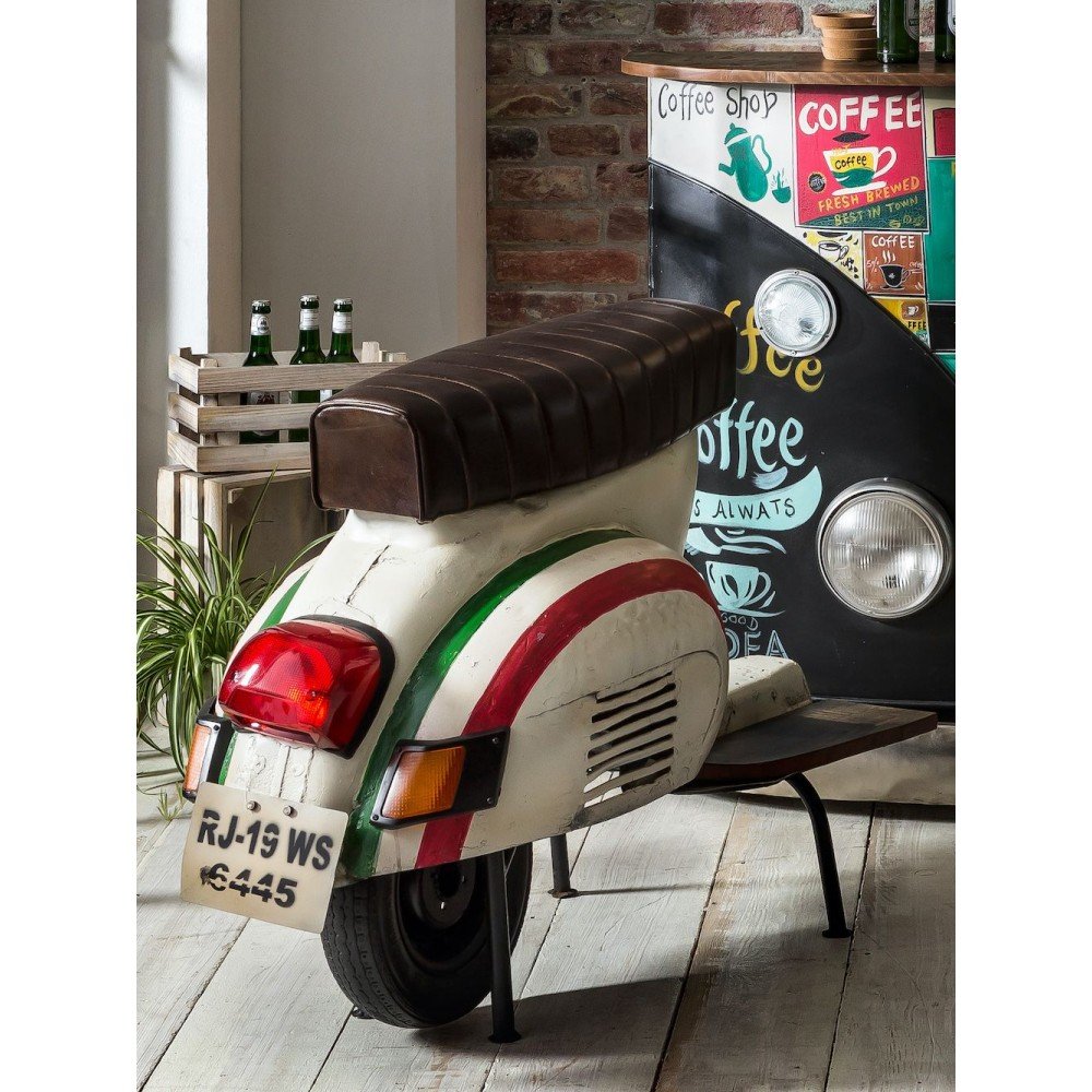 Vespa Scooter Bar Stool Smithers Used, Abused, & Reused £2,250.00      product_features