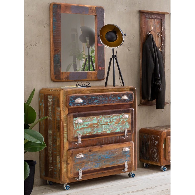 3 Door Reclaimed Wooden Shoe • UK, US & Canada