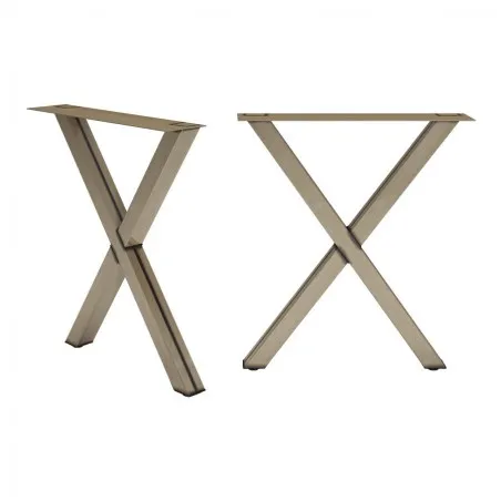 Cross X Frame Table Legs Smithers Reclaimed Wood Dining Tables &pound;336.00 Dining Room Steel product_features