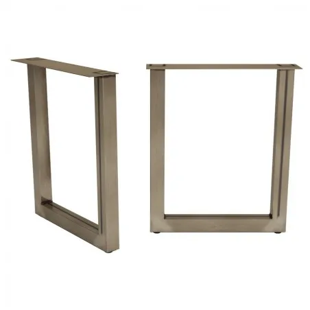 Industrial U Shaped Metal Table Legs Smithers Reclaimed Wood Dining Tables &pound;336.00 Dining Room Steel product_features