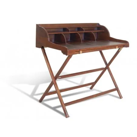 Leather Top Wooden Writing Desk Smithers Archives £513.00 Office Teak Wood product_features