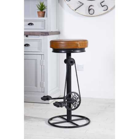 Bicycle Pedal Stool Industrial Furniture Smithers of Stamford £313.00 Store UK, US, EU, AE,BE,CA,DK,FR,DE,IE,IT,MT,NL,NO,ES,S...