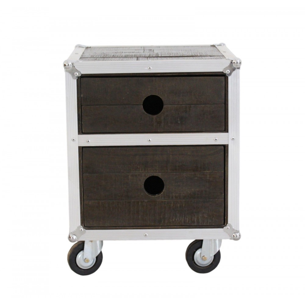 Roadie Side Cabinet Smithers Designer Furniture £2,450.00 Bedroom Mango Wood Aluminium product_features