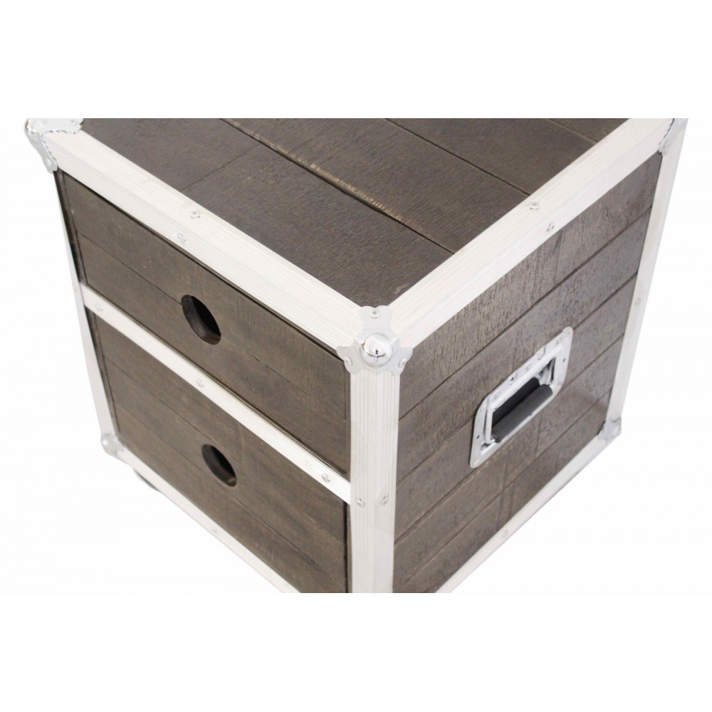 Roadie Side Cabinet Smithers Designer Furniture £2,450.00 Bedroom Mango Wood Aluminium product_features