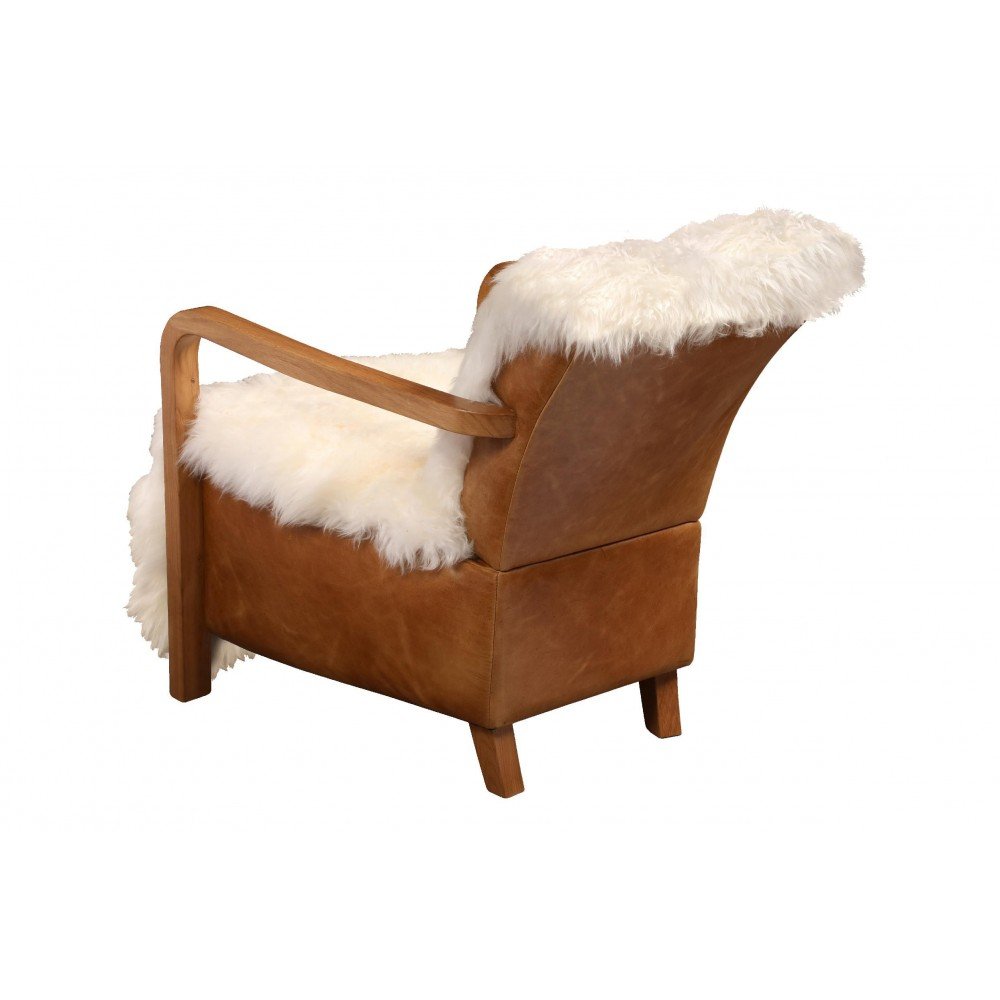 Sheepskin Chair Smithers Designer Furniture £1,900.00 Living Room Mahogany product_features