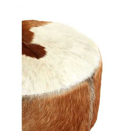 Goats Hide Poof Foot Rest Designer Furniture Smithers of Stamford £320.00 Store UK, US, EU, AE,BE,CA,DK,FR,DE,IE,IT,MT,NL,NO,...