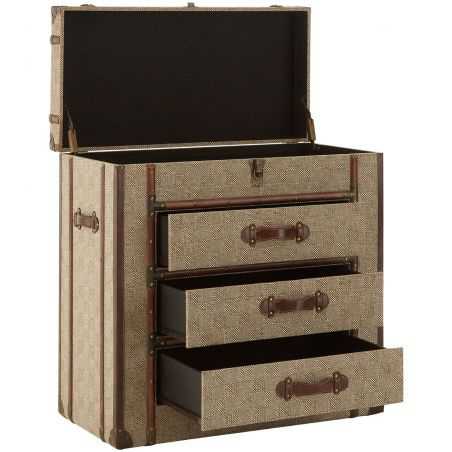 Steamer Brown Trunk Chest Of Drawers Designer Furniture Smithers of Stamford £399.00 Store UK, US, EU, AE,BE,CA,DK,FR,DE,IE,I...