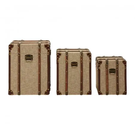 Steamer Check Brown Trunks Smithers Designer Furniture £390.00 Bedroom MDF product_features