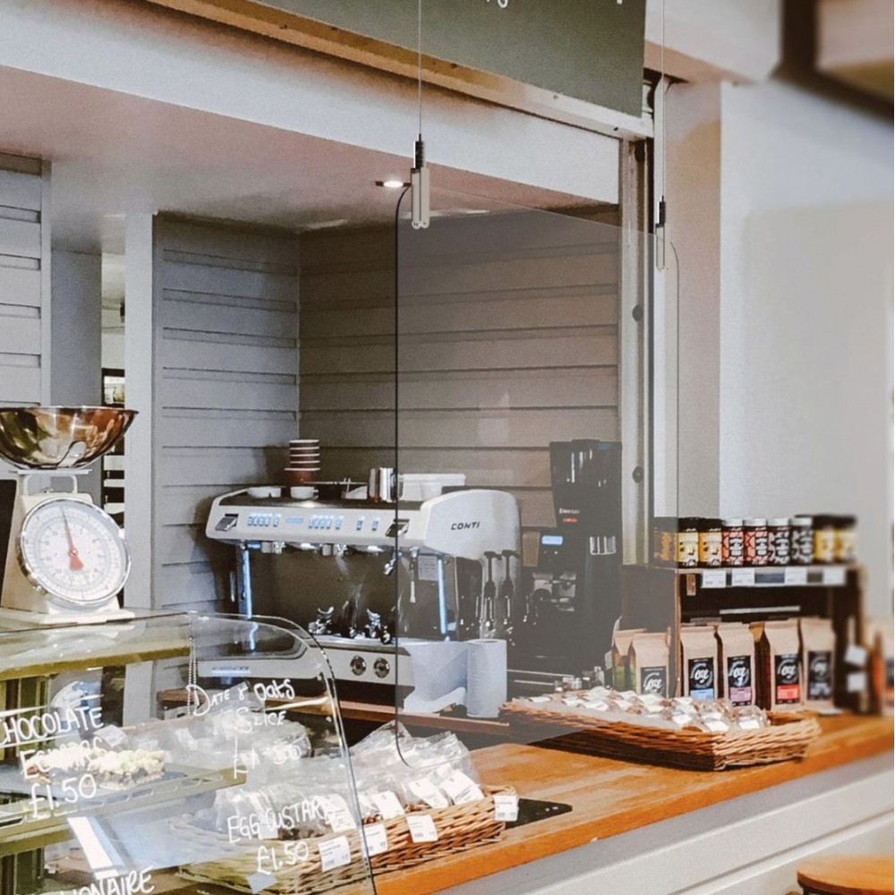 Sneeze Guard Screen Smithers Industrial Furniture £115.00 Steel product_features