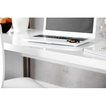 White Home Office Desk Designer Furniture Smithers of Stamford £573.75 Store UK, US, EU, AE,BE,CA,DK,FR,DE,IE,IT,MT,NL,NO,ES,SE