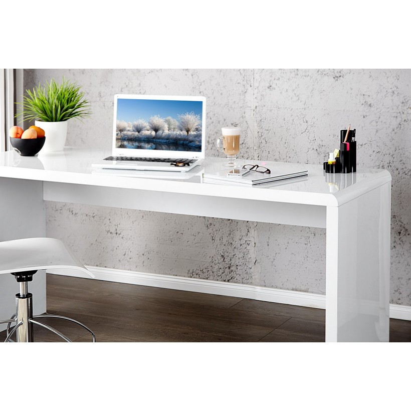 Gloss White Home Office Desk Smithers of Stamford • UK, US & Canada