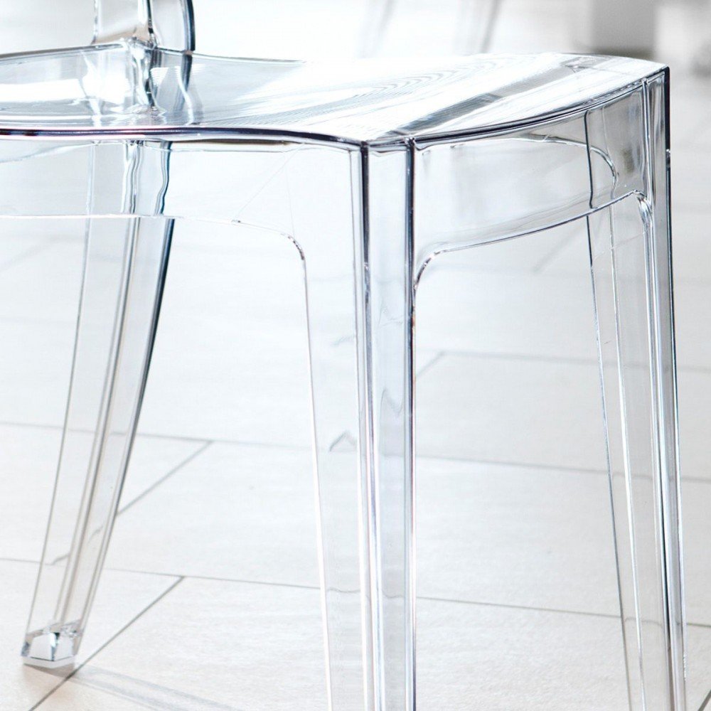 Outdoor Ghost Crystal Dining Chair Smithers Retro Furniture £225.00 Dining Room product_features