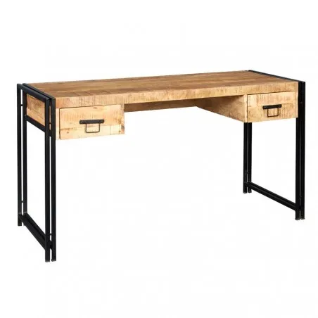 Reclaim Industrial Desk Smithers Office £600.00 Office Hardwood Steel product_features