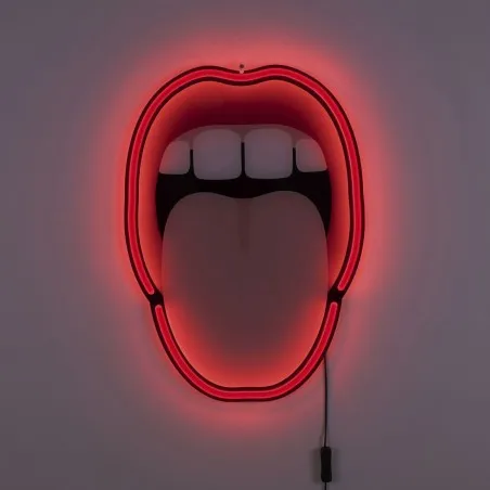 Red Lips Neon Tongue Wall Sign – LED Pop Art Light for Creative Spaces Seletti Your Custom Neon Sign & Neon Signs | Handmade ...