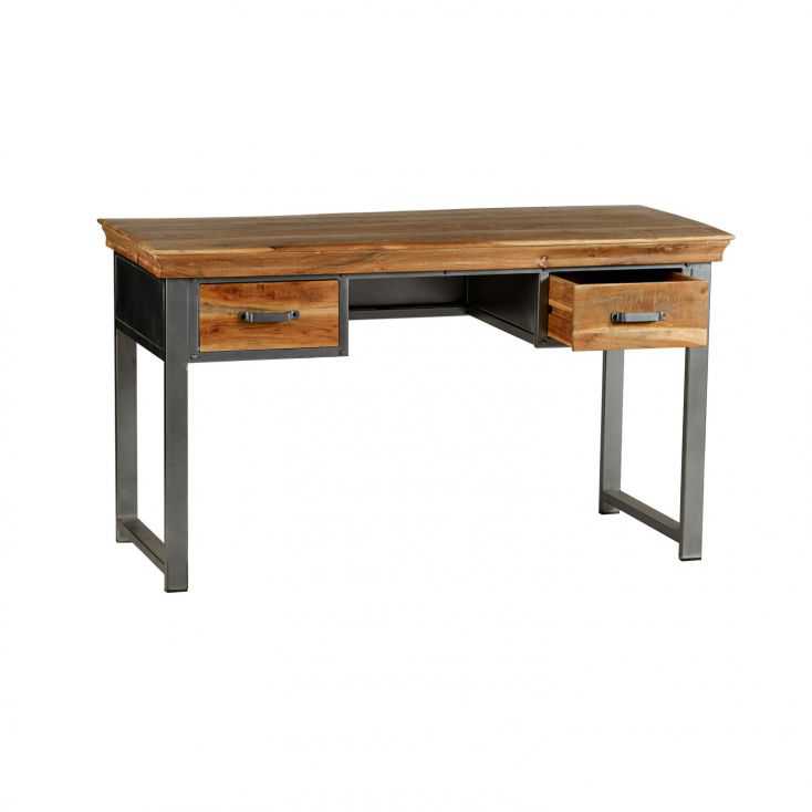Rustic Industrial Wood Metal Desk Uk, Rustic Wooden Desk Uk