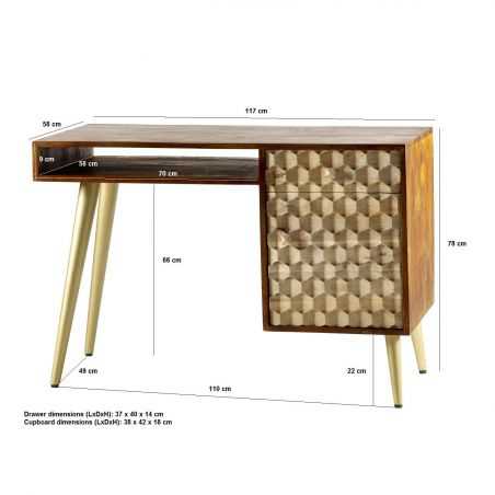 Edison Desk Designer Furniture Smithers of Stamford £765.00 Store UK, US, EU, AE,BE,CA,DK,FR,DE,IE,IT,MT,NL,NO,ES,SE