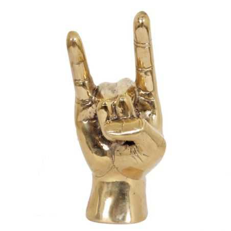 Brass Hands High Five - Rock On Retro Ornaments Smithers of Stamford £106.00 Store UK, US, EU, AE,BE,CA,DK,FR,DE,IE,IT,MT,NL,...
