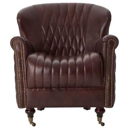 Upholstered Leather Wing Walnut Armchair Designer Furniture Smithers of Stamford £1,590.00 Store UK, US, EU, AE,BE,CA,DK,FR,D...