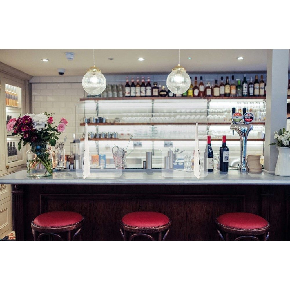 Counter Sneeze Guard Screen Smithers Industrial Furniture £115.00 Spun Brass product_features