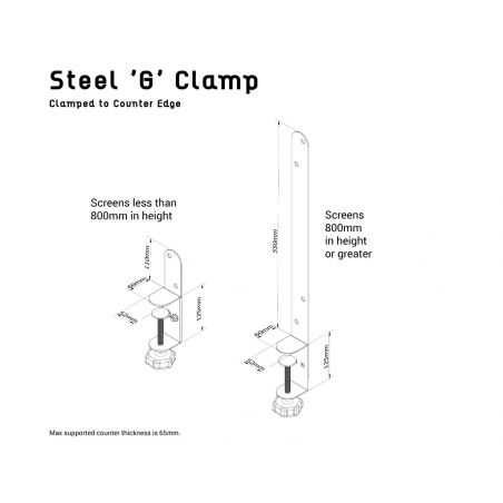 Counter Sneeze Guard Screen Industrial Furniture Smithers of Stamford £125.00 Store UK, US, EU, AE,BE,CA,DK,FR,DE,IE,IT,MT,NL...