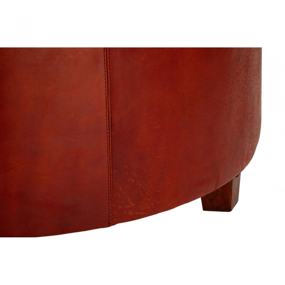 XL Round Leather Seating Stool Smithers Footstools £871.00 Living Room product_features