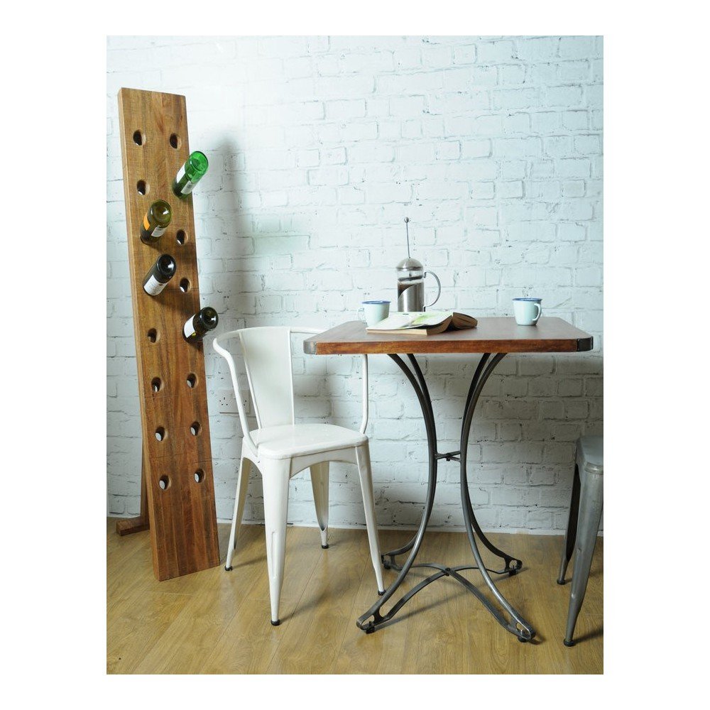 Bistro Vintage Industrial Small Dining Table Smithers Industrial Furniture £500.00 Kitchen Diner Mango Wood Iron product_feat...