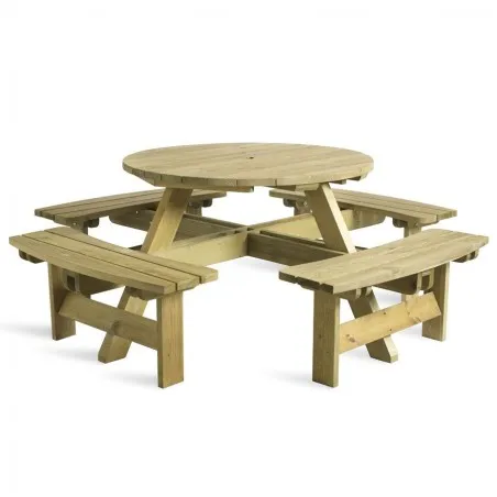 Commercial Outdoor Garden Table & Bench Set &ndash; Built to Last Garden &pound;500.00 Pine Wood product_features