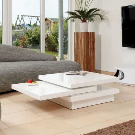 Milk Bar White Coffee Table Designer Furniture Smithers of Stamford £812.50 Store UK, US, EU, AE,BE,CA,DK,FR,DE,IE,IT,MT,NL,N...