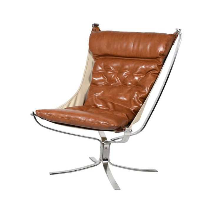 Designer Distressed Leather Snug Accent, Tan Leather Accent Chair Uk