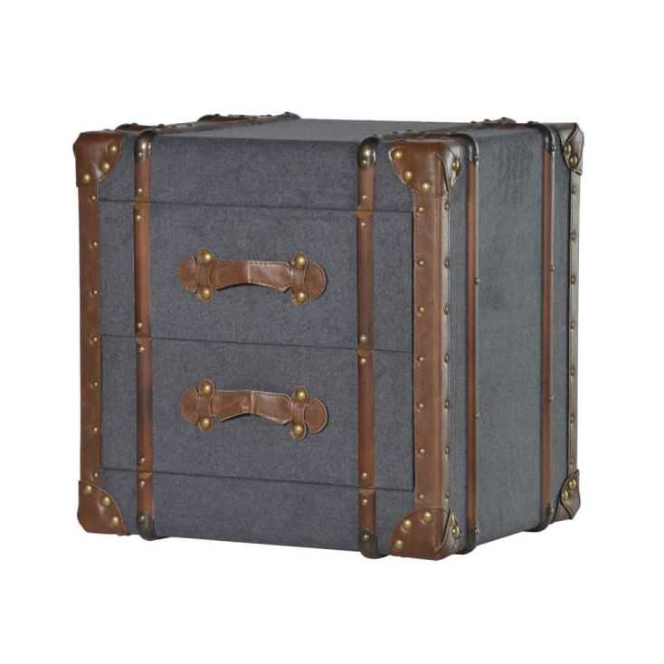 Grey Steamer Trunk Table Bedroom Smithers of Stamford £359.00 Store UK, US, EU, AE,BE,CA,DK,FR,DE,IE,IT,MT,NL,NO,ES,SE