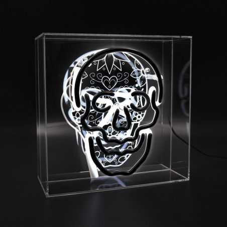 Neon Skull Neon Signs Smithers of Stamford £124.00 Store UK, US, EU, AE,BE,CA,DK,FR,DE,IE,IT,MT,NL,NO,ES,SE