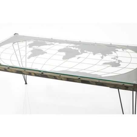 ATLAS World Map Coffee Table Industrial Furniture Smithers of Stamford £425.00 Store UK, US, EU, AE,BE,CA,DK,FR,DE,IE,IT,MT,N...