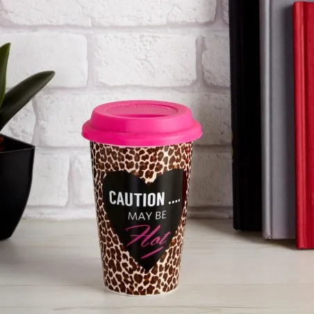 Leopard Print Travel Mug  Personal Accessories £11.00      product_features