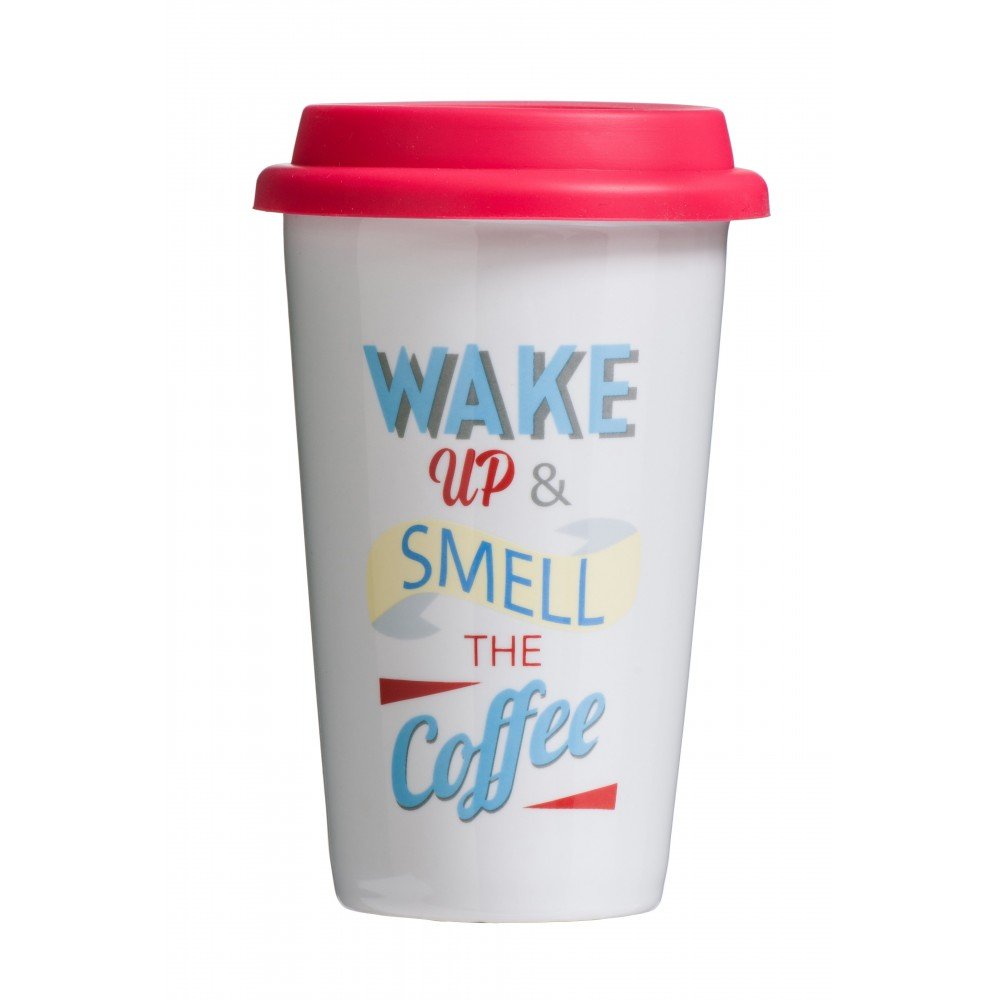 Wake Up Travel Coffee Mug  Personal Accessories £10.00      product_features
