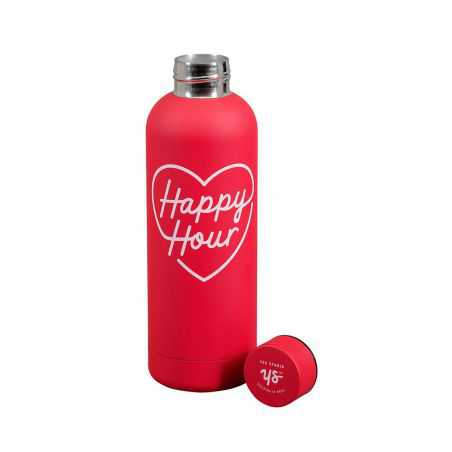 Red Happy Hour Water Bottle Personal Accessories  £20.00 Store UK, US, EU, AE,BE,CA,DK,FR,DE,IE,IT,MT,NL,NO,ES,SERed Happy Ho...