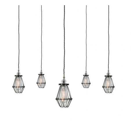 Caged Ceiling Pendant Cluster Light Lighting Smithers of Stamford £485.00 Store UK, US, EU, AE,BE,CA,DK,FR,DE,IE,IT,MT,NL,NO,...