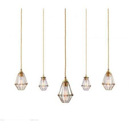 Caged Ceiling Pendant Cluster Light Lighting Smithers of Stamford £485.00 Store UK, US, EU, AE,BE,CA,DK,FR,DE,IE,IT,MT,NL,NO,...