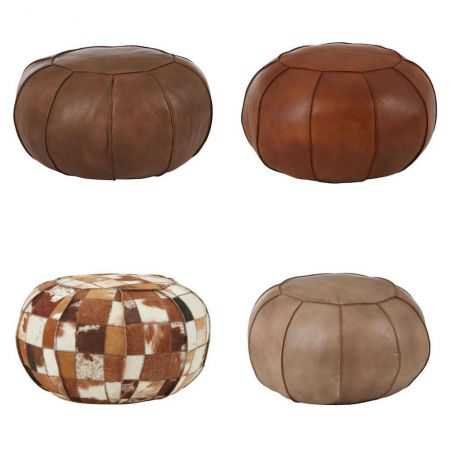 Round Leather Footstool Footstools Smithers of Stamford £229.00 Store UK, US, EU, AE,BE,CA,DK,FR,DE,IE,IT,MT,NL,NO,ES,SERound...