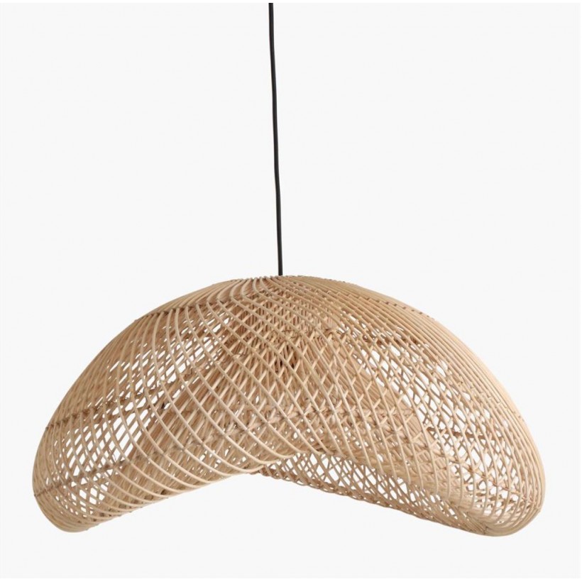 Scandinavian Large Natural Rattan Pendant Light Ceiling Lamp • UK, US