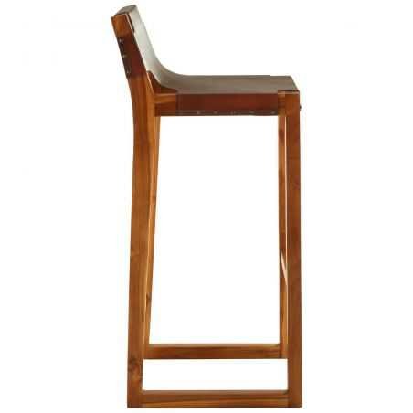 Leather Scandi Bar Stool Designer Furniture £328.00 Store UK, US, EU, AE,BE,CA,DK,FR,DE,IE,IT,MT,NL,NO,ES,SELeather Scandi B...