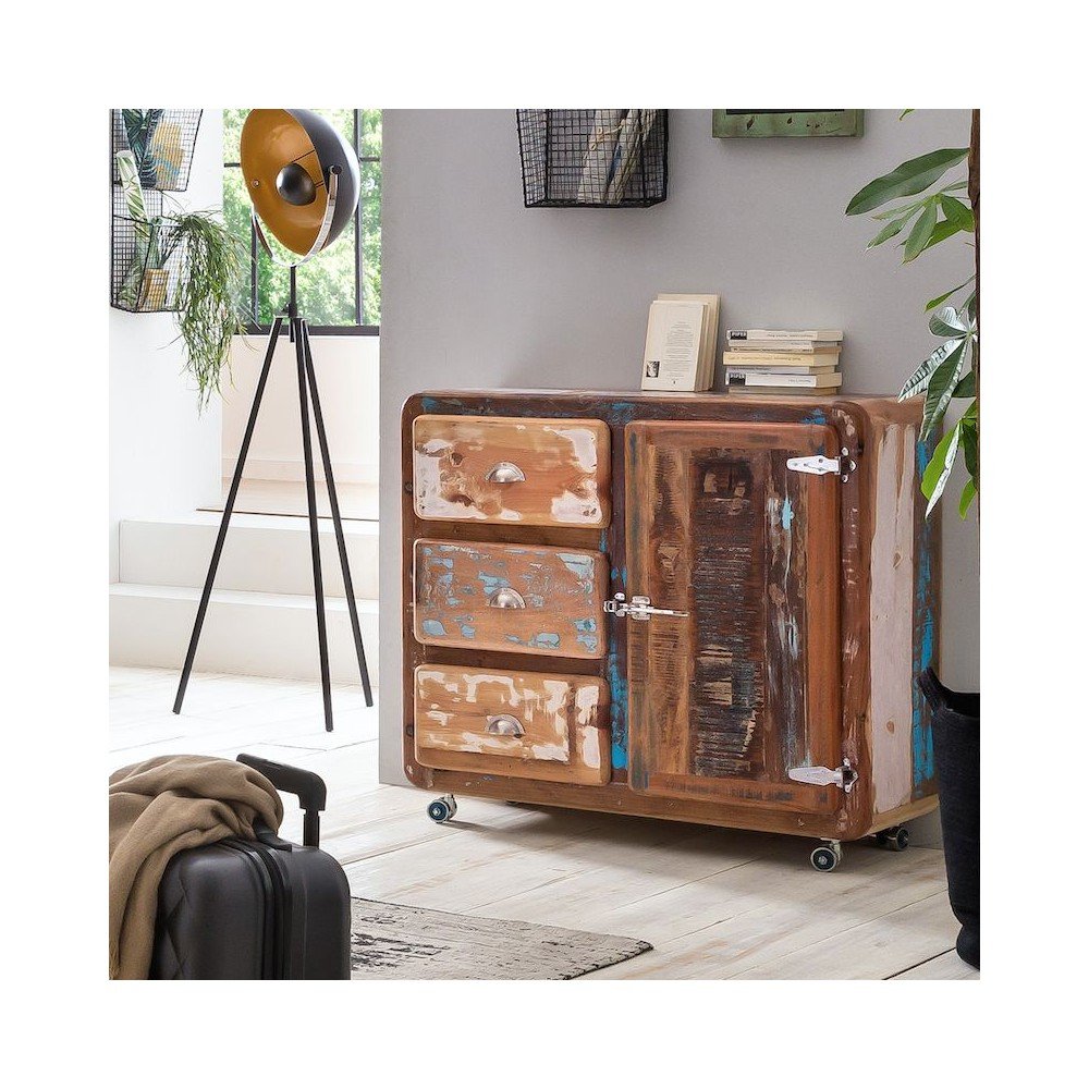Fridge Reclaimed Wood Sideboard Cabinets & Sideboards £2,042.00