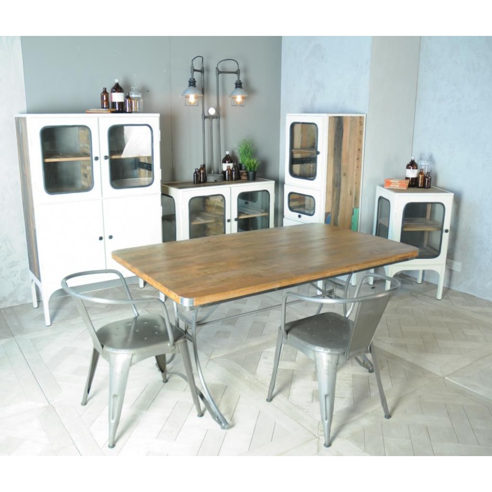 Tall Knickerbocker Cabinet Reclaimed Wood Furniture £1,088.00 All Rooms Reclaimed Boat Wood Reclaimed Steel product_features