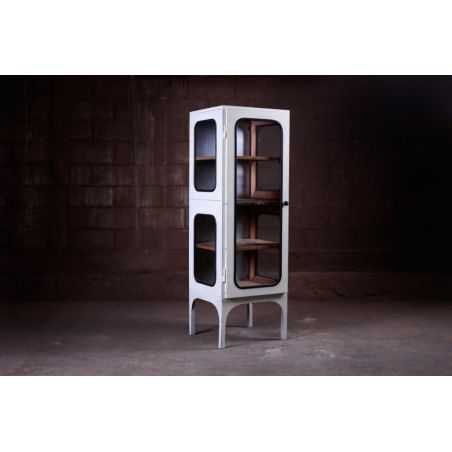 Tall Knickerbocker Display Cabinet Recycled Wood Furniture  £1,188.00 Store UK, US, EU, AE,BE,CA,DK,FR,DE,IE,IT,MT,NL,NO,ES,SE