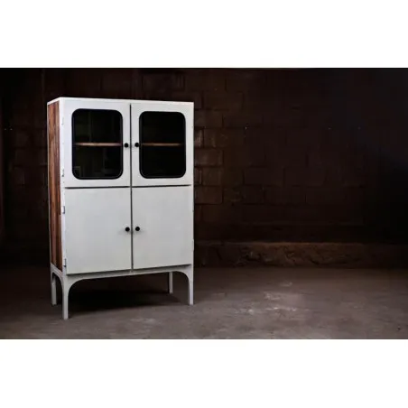 Knickerbocker Medical Cabinet Smithers Industrial Furniture £1,541.00 All Rooms Reclaimed Boat Wood Reclaimed Steel product_f...