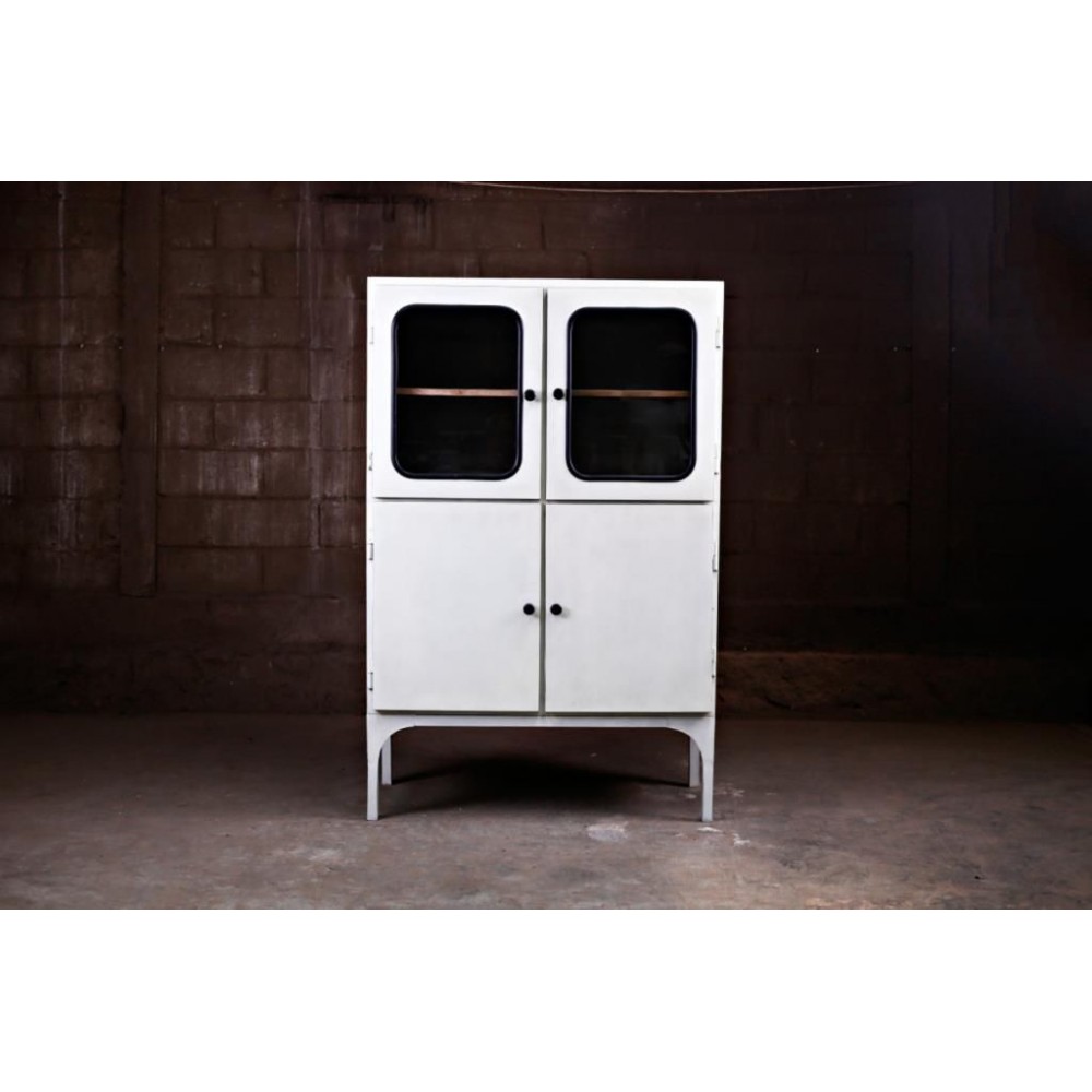 Knickerbocker Medical Cabinet Smithers Industrial Furniture £1,541.00 All Rooms Reclaimed Boat Wood Reclaimed Steel product_f...