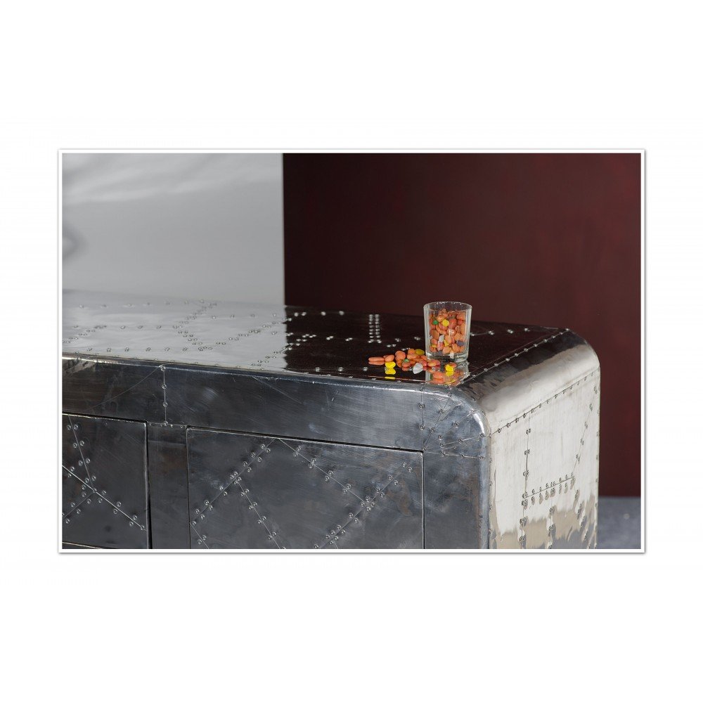 Aviator Sideboard – Luxury Storage for Kitchen & Office Spaces Smithers Office £2,400.00 All Rooms Aluminium product_features