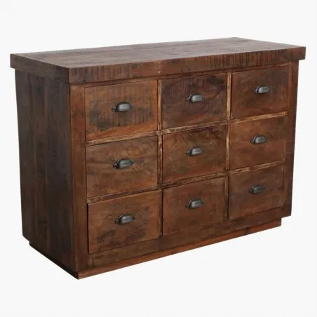 9 Drawer Factory Sideboard Smithers Reclaimed Wood Furniture £1,350.00 Office Reclaimed Boat Wood product_features